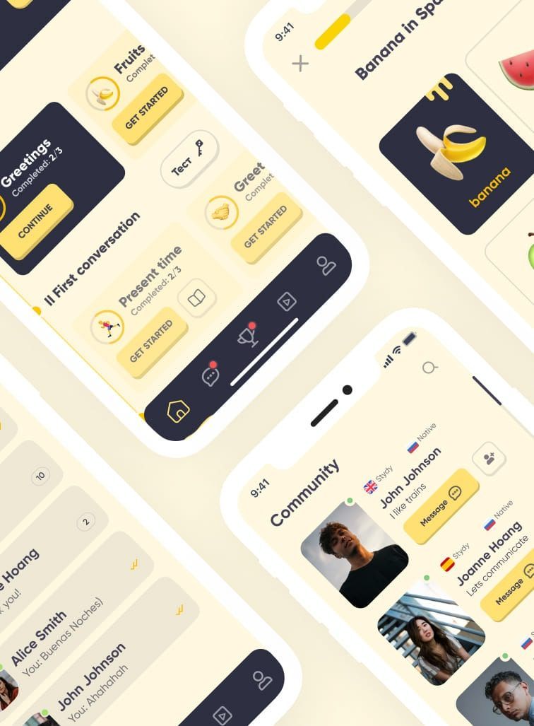 Language learning platform with gamified courses